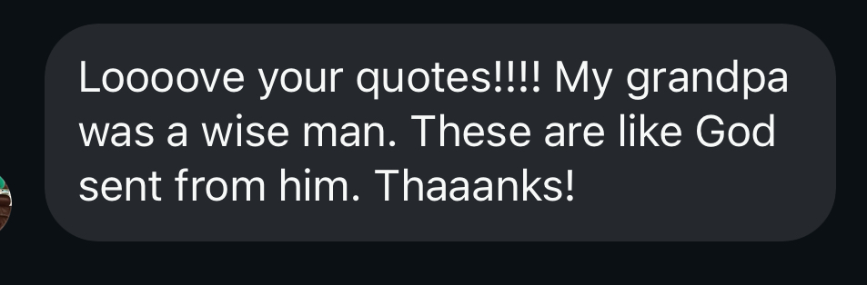 Community quote
